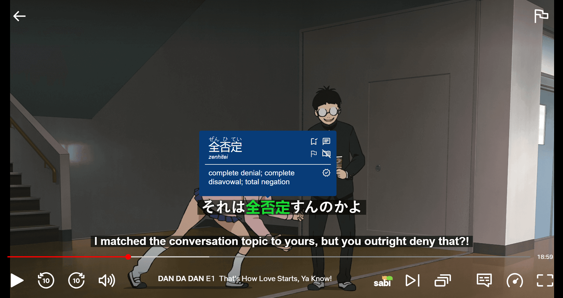 Sabi's hover translations