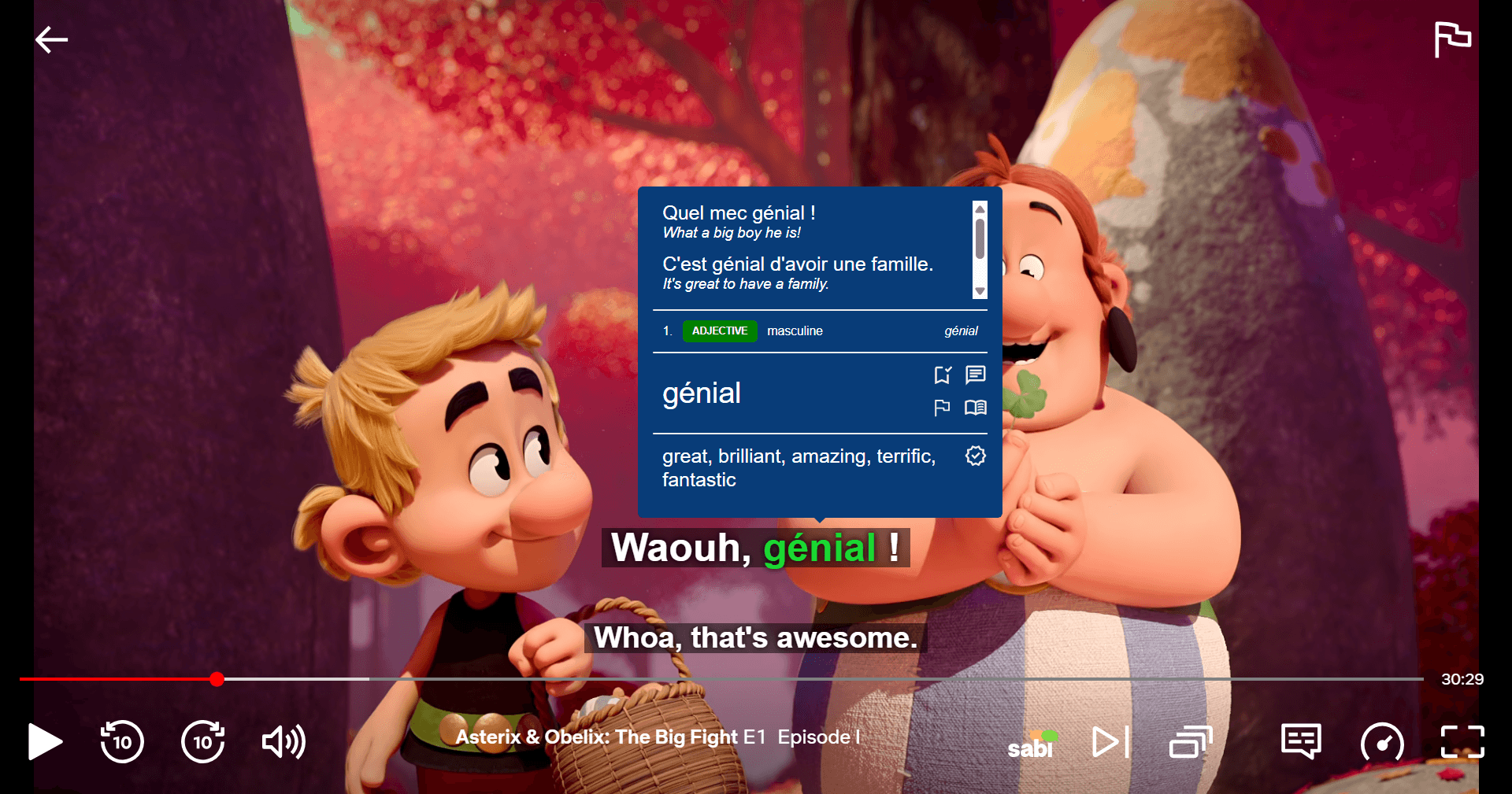 Sabi's hover translations