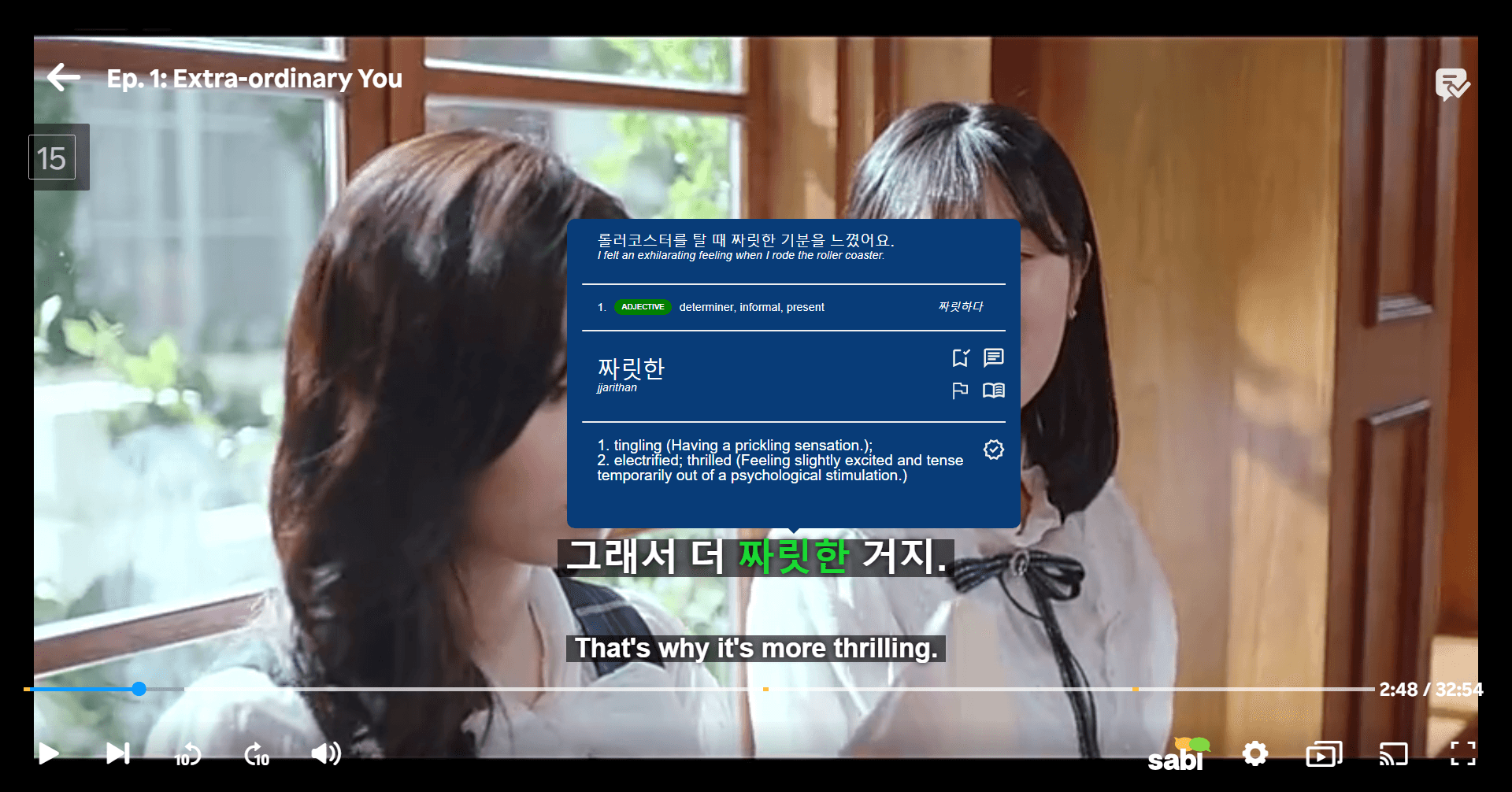 Sabi's hover translations