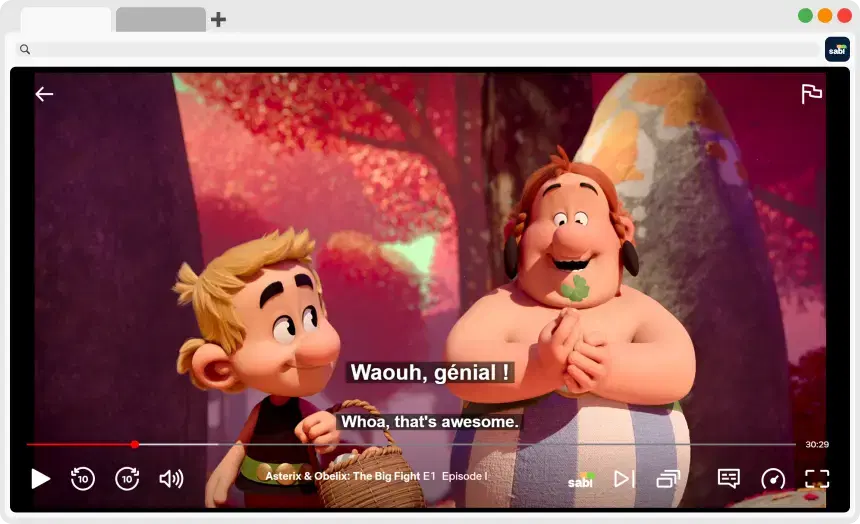 sabi dual subtitles