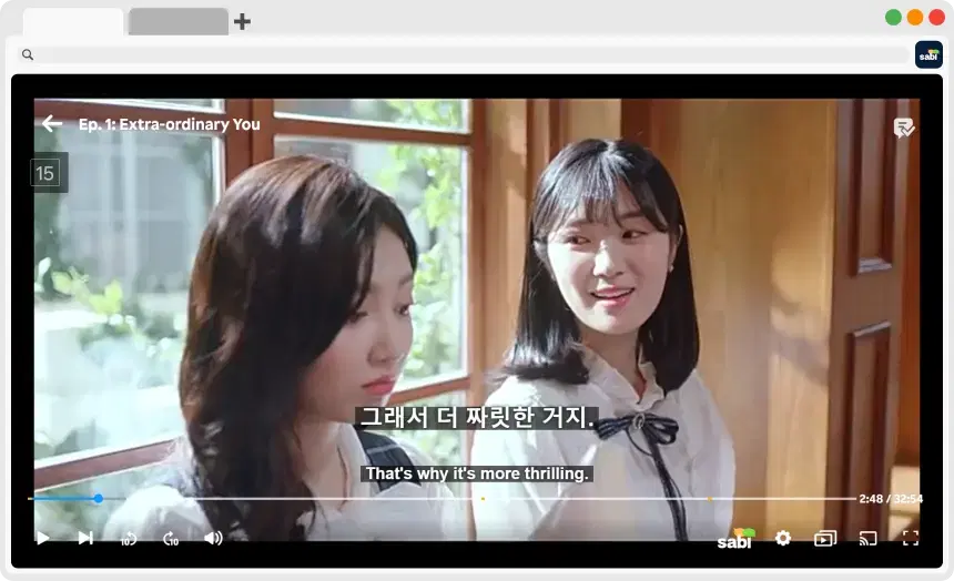 sabi dual subtitles