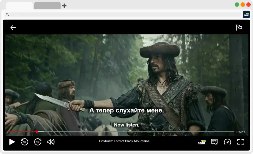 sabi dual subtitles
